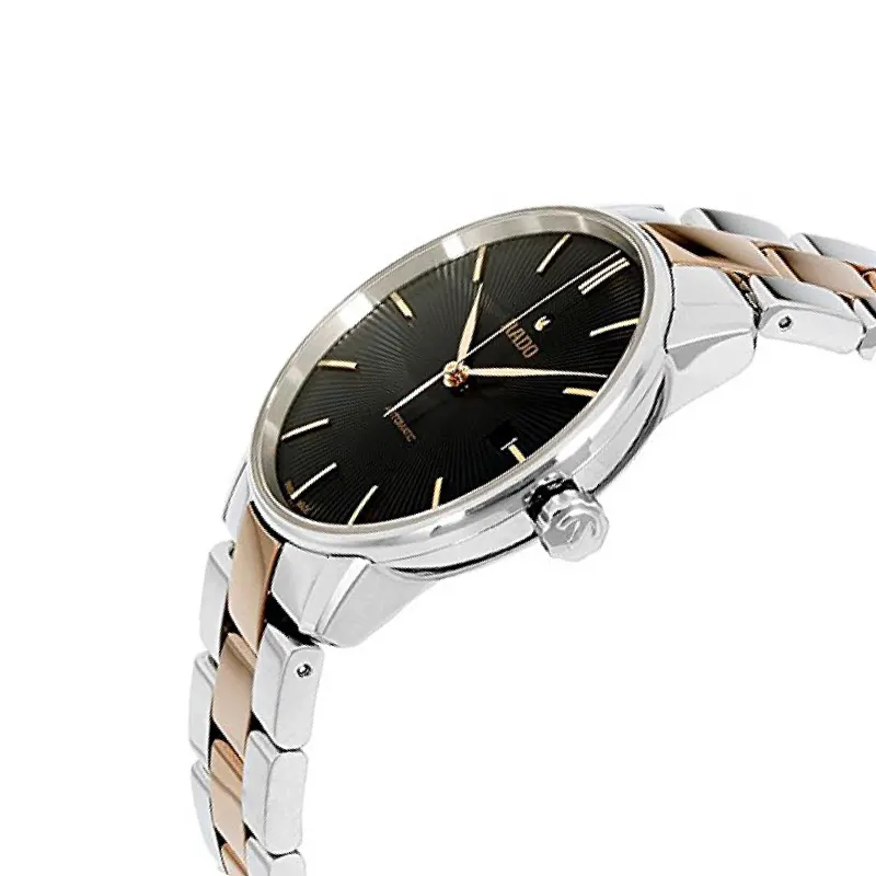 Rado Coupole Classic Automatic Two-tone Black Dial Men's Watch- R22860162